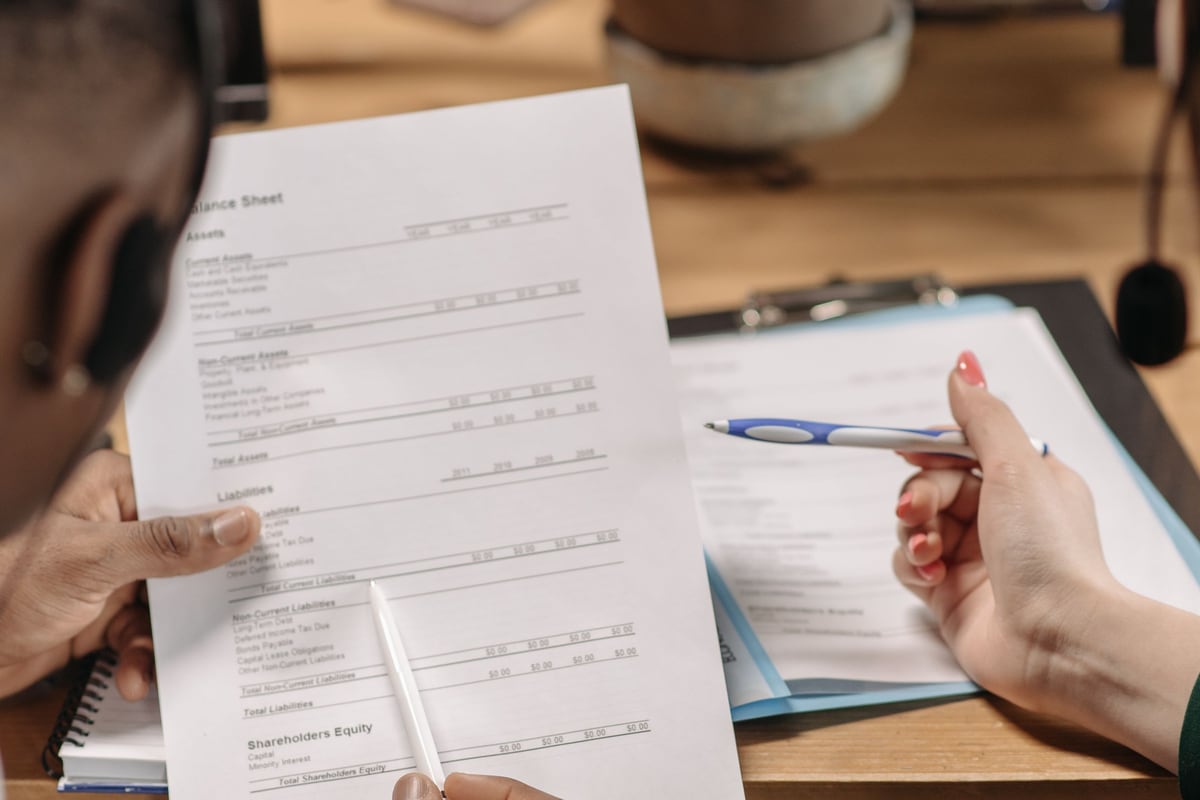 Trade and customs documentation being reviewed